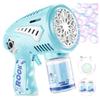 Rechargeable Bubble Gun - Bubble Machine with 10 Larger-Size Wands, LED Light, USB-C - Bubbles Toys for Kids, Toddlers, Gifts Ideas for Age 3-15 Boys Girls, Parties Favors, Birthday, Easter view 1