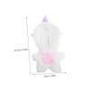 GETAJGHSD Cartoon Unicorn Pajama Doll Clothes Replaceable Jumpsuit for Dolls Soft Plush Easy to Dress for Home Bedtime view 2