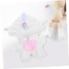 GETAJGHSD Cartoon Unicorn Pajama Doll Clothes Replaceable Jumpsuit for Dolls Soft Plush Easy to Dress for Home Bedtime view 4