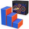 Pokiiulk 300 Darts Fits for Nerf Elite Blasters, Compatible with Disruptor, Strongarm etc. Elite Blasters, with a Target Fits for Nerf Blasters, Blue, 0.4in view 1
