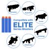 Pokiiulk 300 Darts Fits for Nerf Elite Blasters, Compatible with Disruptor, Strongarm etc. Elite Blasters, with a Target Fits for Nerf Blasters, Blue, 0.4in view 4
