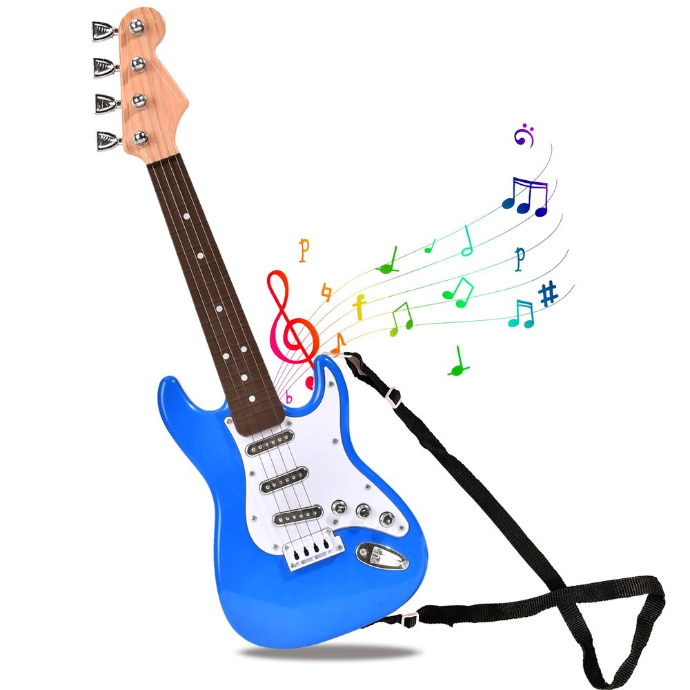 16inch Mini Guitar Toy for Kids and Beginners, Electric Guitar with Strap for Toddlers and Boys and Girls Instrument Toys