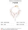 Baroque Imitation Pearl Handmade Bead Necklace Set,white,51+7cm view 4