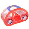 HEMOTON Red Mesh Tent Portable Indoor Castle for Foldable Design with Ocean Ball Pool Durable Playhouse for Ages Easy view 1