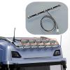 RC Car Spotlight Kits for Tamiya for Scania 770S 64 56368 8X4 56371 1/14 5V DD7 Roof Spotlight PCB Light Board Decorate RC Dump Truck Car Accessories view 2