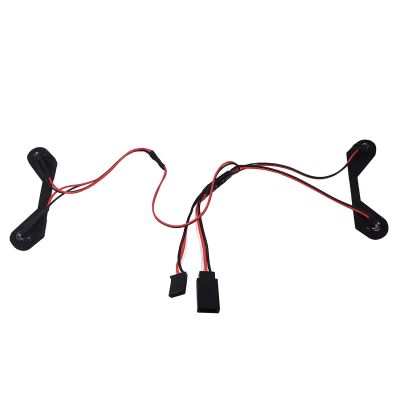 for Arrma for Granite for Grom Mega 380 Brushed 4X4 1/18 5V Front Rear Lighting System Lamp Fog Lights Monster Truck Upgrade Part Rc Car Headlamps Lights