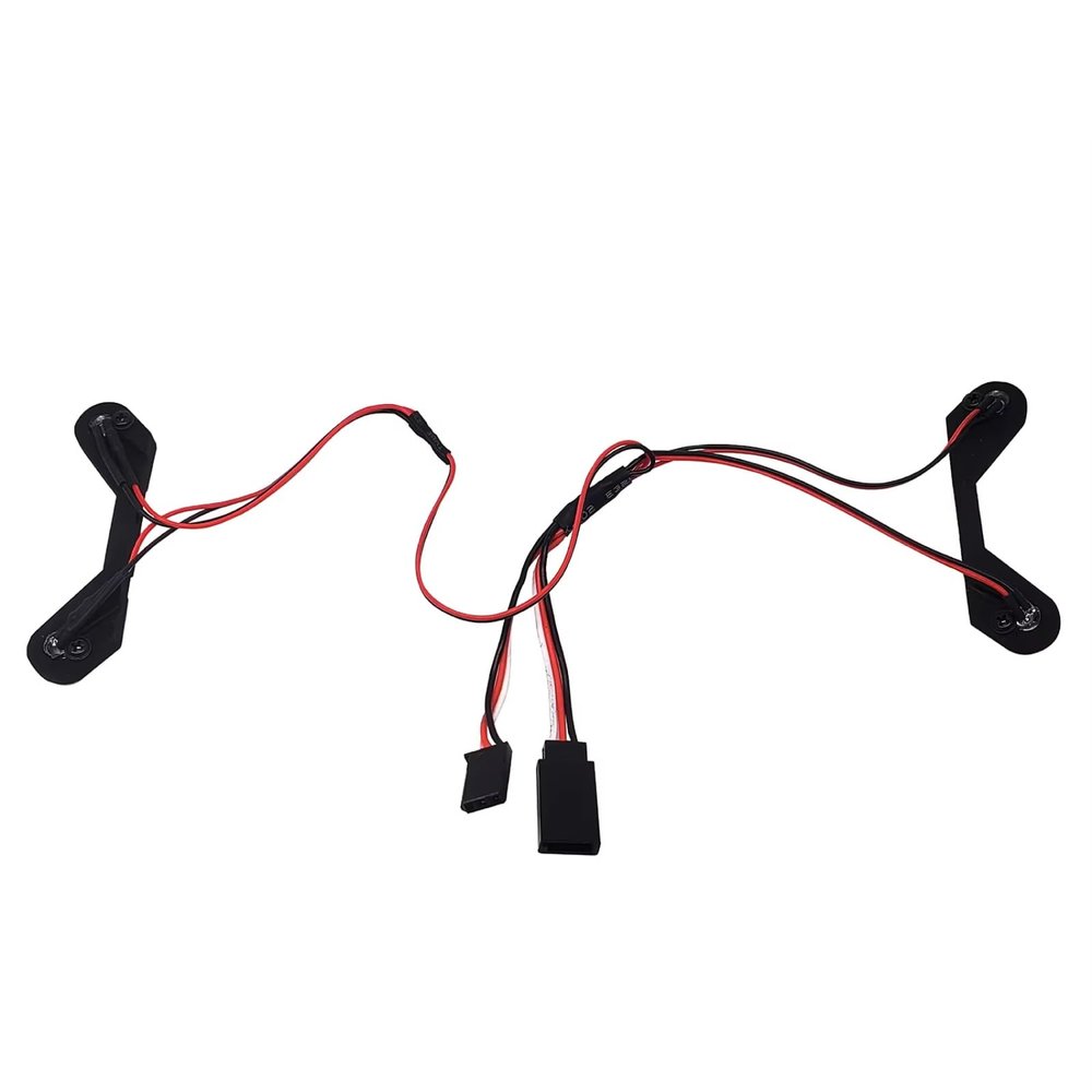 for Arrma for Granite for Grom Mega 380 Brushed 4X4 1/18 5V Front Rear Lighting System Lamp Fog Lights Monster Truck Upgrade Part Rc Car Headlamps Lights