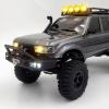 for FMS for FCX18 for LC80 1/18 Front Bumper with Lights RC for Rock Crawler Car Truck Modified Parts Upgrade Accessories Rc Car Headlamps Lights(B) view 2