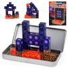 3 otters 32PCS Magnetic Building Blocks Portal Travel Set, STEM Magnet Cubes Construction Toys with Metal Box for Kids, Sensory Gifts for Toddler Boys & Girls Birthday view 1
