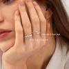Senteria Anxiety Rings for Women Sterling Silver Rings Adjustable Stress Spinner Rings with Beads Fidget Rings for Anxiety Women Gift with Card for Mother view 2