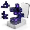 3 otters Travel Magnetic Blocks, 12PCS STEM Building Cubes with Metal Storage Tin Montessori Learning for Kids, Pocket-Sized Toddler Quiet Toys for Trip Airplane Essentials view 1