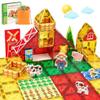 3 Otters 42PCS Magnetic Tiles Toys with Farm Animals, Magnetic Building Blocks Educational STEM Toys for Birthday Party Gifts Kids Toddlers Preschool Classroom view 1