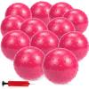 CZBRO 12PCS Bouncy Balls for Kids Toddlers, 7 Inch Sensory Balls Spiky Massage Stress Ball Bulk with Air Pump, Indoor Outdoor Sports Sensory Toys & Party Favors(Pink) view 1