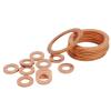 High-Temp Leak-Proof Gasket for Automotive Plumbing Industrial Copper Sealing Flat Washers M3-M60,(10PC - M4 x 10mm x 2mm) view 2