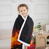 jejeloiu Red Race Car Sherpa Blanket Plush Fuzzy Baby 30"x40" Kids Speed Sports Car for Bed Couch Chair Living Room Extreme Sports Racing Flame Fast and Furious Fleece Throw Blanket Room Decor view 4