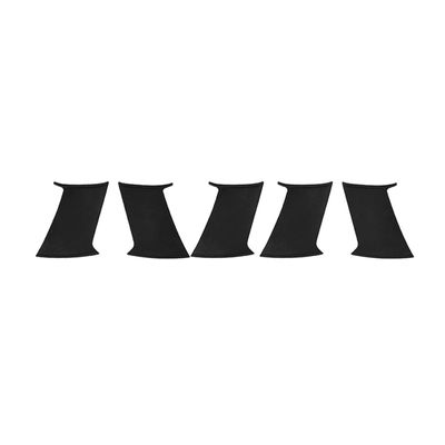Fanzeya for Subaru for Impreza WRX 2002-2007 & WRX 2004-2007 & WRX Limited/WRX TR 2006-2007 5pcs ABS Trunk Spoiler Wing Stabilizer Add on Rear Unpainted Black Unfinished ASTSB-SI02STI