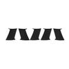 Fanzeya for Subaru for Impreza WRX 2002-2007 & WRX 2004-2007 & WRX Limited/WRX TR 2006-2007 5pcs ABS Trunk Spoiler Wing Stabilizer Add on Rear Unpainted Black Unfinished ASTSB-SI02STI view 1