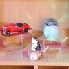 3 Pieces Acrylic Risers Display Stand U Shape Multifunctional Shelf for Doll Wallet Perfume Figures Home view 2