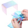3 Pieces Acrylic Risers Display Stand U Shape Multifunctional Shelf for Doll Wallet Perfume Figures Home view 4