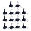 14-Packs 12 Inch Dolls Stand Plastic Action Figure Stand 1/6 Scale U Shape Base Display Stand for Figures Black view 1