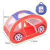 ifundom Red Mesh Car Game Tent Foldable Indoor Castle for Durable Play Tent with Spacious Design for Ages Easy Setup Cleaning for Imaginative Play view 3