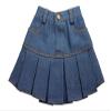 SssHam BJD Doll 1/3 1/4 Dolls Ball Jointed Doll Cute DIY Toys Clothing White Sweater, Blue Denim Pleated Skirt (Clothes Only, Doll Not Included)(1/3) view 3
