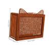 Abaodam Wooden Piggy Bank with Savings Goals Retro Money Box for Home Easy Assembly for College Funds view 2