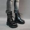 SssHam 1/3 1/4 Scale BJD Doll Model Figure Doll Black Lace Short Boots for Male Movable Doll Action FigureJoints Dolls Miniatures Accessories(1/3) view 1