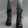 SssHam 1/3 1/4 Scale BJD Doll Model Figure Doll Black Lace Short Boots for Male Movable Doll Action FigureJoints Dolls Miniatures Accessories(1/3) view 2