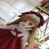 SssHam 30 cm/45 cm/60 cm Doll Clothes Red Dress+Headwear 1/3 1/4 1/6 BJD Doll Accessories (Clothes Only, Doll Not Included)(1/6) view 2