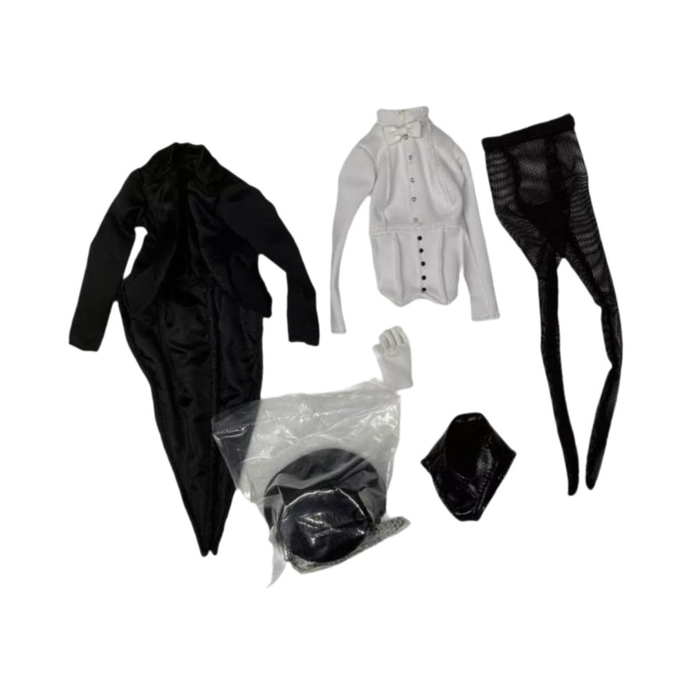 1/6 Scale Doll Tuxedo Set for 12 Inch Action Figure Clothing