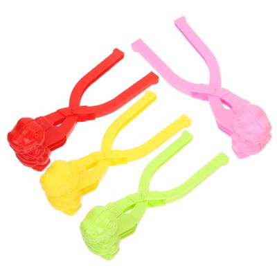 KESYOO 4pcs Dinosaur Snow Maker Molds for Boys and Girls Winter Snow Play Tool Clamps for Fun Play and Creative Activities