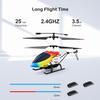 4DRC M5 RC Helicopter for Kids 3-12 and Beginners, Remote Control Helicopter with Altitude Hold, 2 Batteries with 30Mins FlightWhole Alloy Toy for Boys Girls Indoor Gift view 2