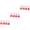Abaodam 3sets Heart Dice Plaything Creative Dice Props for Party Games for Classroom Outdoor Activities and Family Gatherings 8pcs*3 view 1