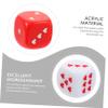 Abaodam 3sets Heart Dice Plaything Creative Dice Props for Party Games for Classroom Outdoor Activities and Family Gatherings 8pcs*3 view 3