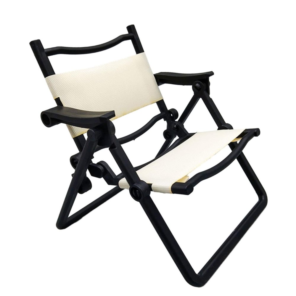1:6 Miniature Dining Chair, Furniture Piece for 12'' Male Figures, Black
