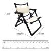 1:6 Miniature Dining Chair, Furniture Piece for 12'' Male Figures, Black view 2