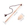Mipcase 1set Handmade Wooden Spinning Gyro Toy for Boys and Girls Adults Outdoor Fitness Exercise Toy Vintage Gyroscope view 2