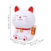 Abaodam Cat Money Bank Creative Maneki Neko Fortune Cat Coin Jar for Inspiring Saving Habits Traditional Japanese Design Adorable Piggy Bank for Wealth and Happiness view 2