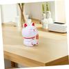 Abaodam Cat Money Bank Creative Maneki Neko Fortune Cat Coin Jar for Inspiring Saving Habits Traditional Japanese Design Adorable Piggy Bank for Wealth and Happiness view 4