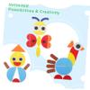 BCOATH Early Learning Puzzle Geometric Pattern Blocks Boy Girl Toys Montessori Sensory Toys Kindergarten view 3