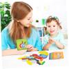 BCOATH Early Learning Puzzle Geometric Pattern Blocks Boy Girl Toys Montessori Sensory Toys Kindergarten view 4