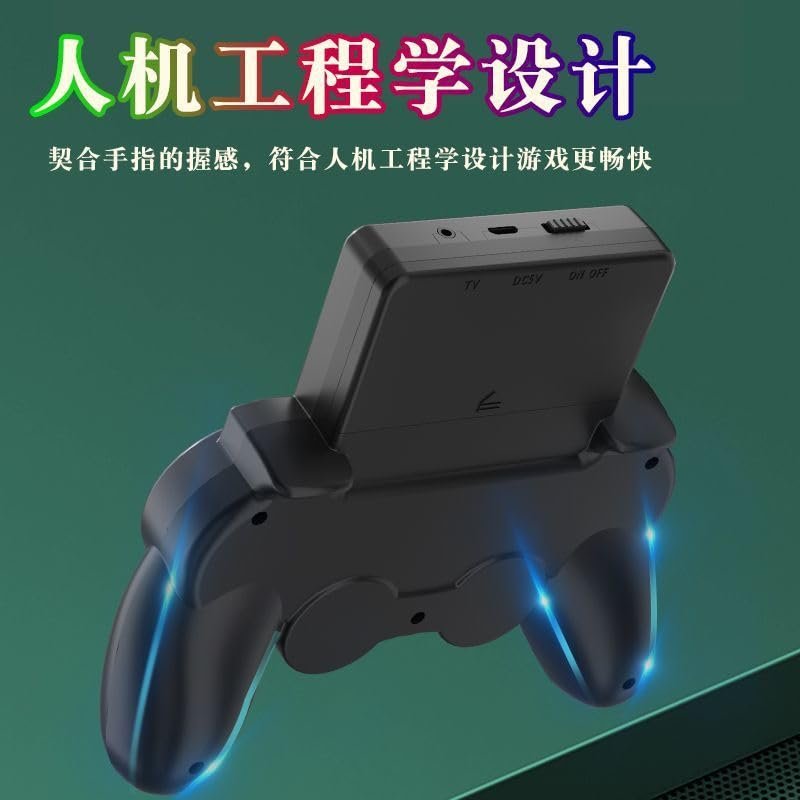New Handheld Game Console with Controller, Classic Retro Russian Mario, Rechargeable, Dual-Player Large-Screen Gaming Device