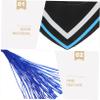 HOMSFOU 1set Bear Graduation Dress up Set Dolls Bulk Pack Caps Collars Role Play view 3