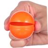 Parliky 20pcs Raffle Drawing Balls Hollow Plastic Spheres for Bingo Prize Draws and Party Games Bright Orange Color for Group Activities and Family Fun view 4