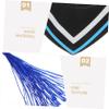 HOMSFOU Graduation Bear Doll Dress up Set with Replaceable Cap Gown Collar and Certificate Keepsake for Bachelor Master and Doctoral Celebrations view 3