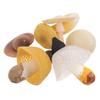 BCOATH 6pcs Fake Mushroom Models: Realistic Artificial Food Props Simulation Vegetables Statues for Early Education Photography Fairy Garden Outdoor Decor view 1