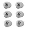 BCOATH 6pcs Money Saving Box Stoppers: Plastic Piggy Bank Plugs with -Replacement Coin Bank Stoppers for Home Use view 1