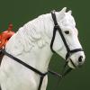 1/12 Scale Realistic Horse Figurines for Action Figures, Ideal Diorama Addition, White view 3
