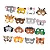 16 Pieces Animal Mask Jungle Zoo Animals Cartoon Mask for Classroom School Supplies Party Favors view 3
